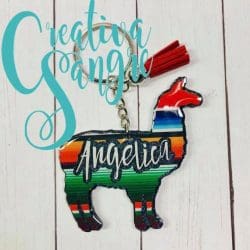 Llama acrylic blank (3 inch) - Image 5
