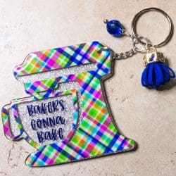 Mixer – Acrylic Keychain Blank (3") | Optional Sticker or UV DTF - Image 12