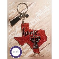 Texas – Acrylic Keychain Blank (3") | Optional Sticker or UV DTF - Image 10