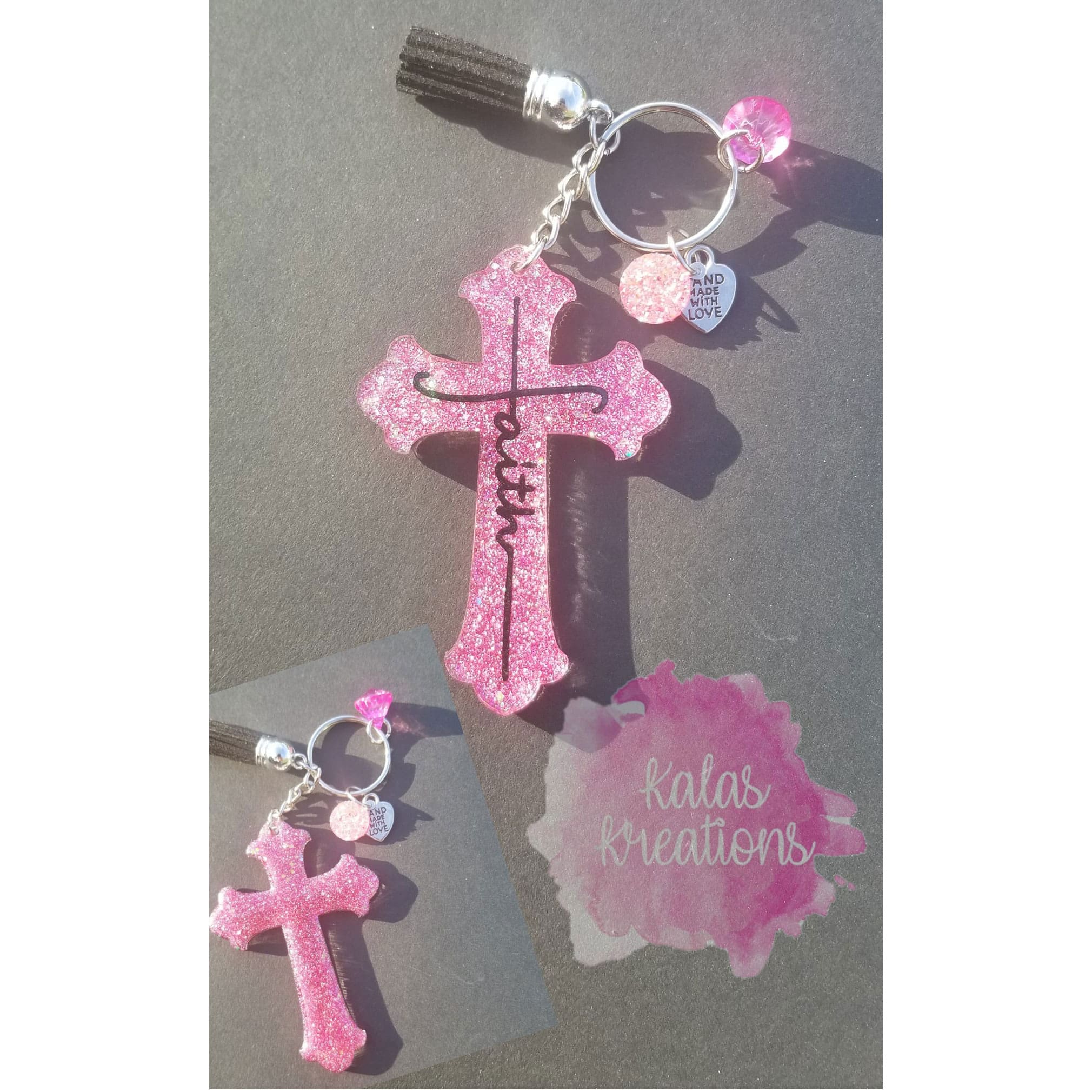 Cross Acrylic Blank- Sticker- UV DTF (1.5 inch) - Image 10