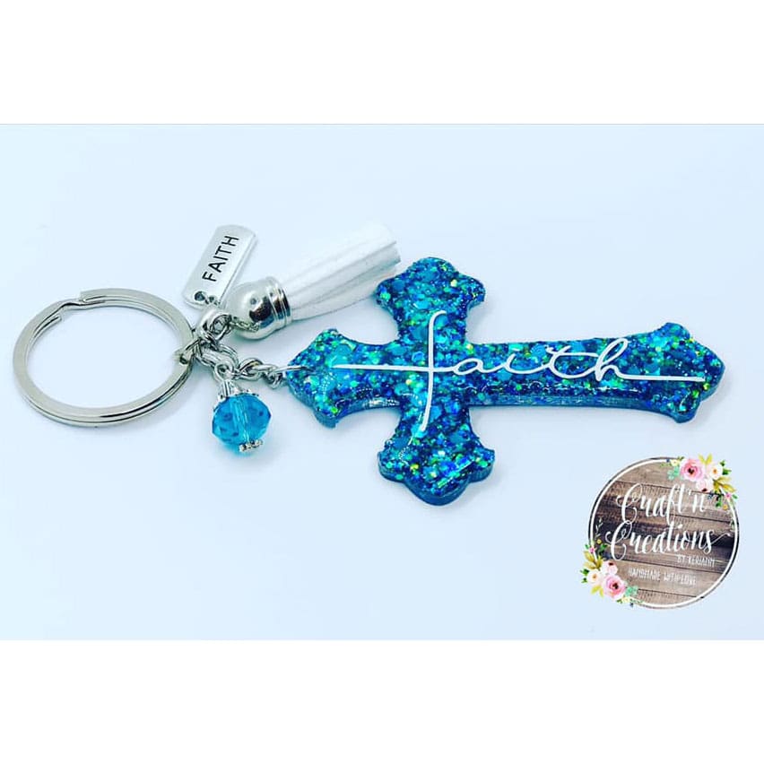 Cross Acrylic Blank- Sticker- UV DTF (1.5 inch) - Image 11