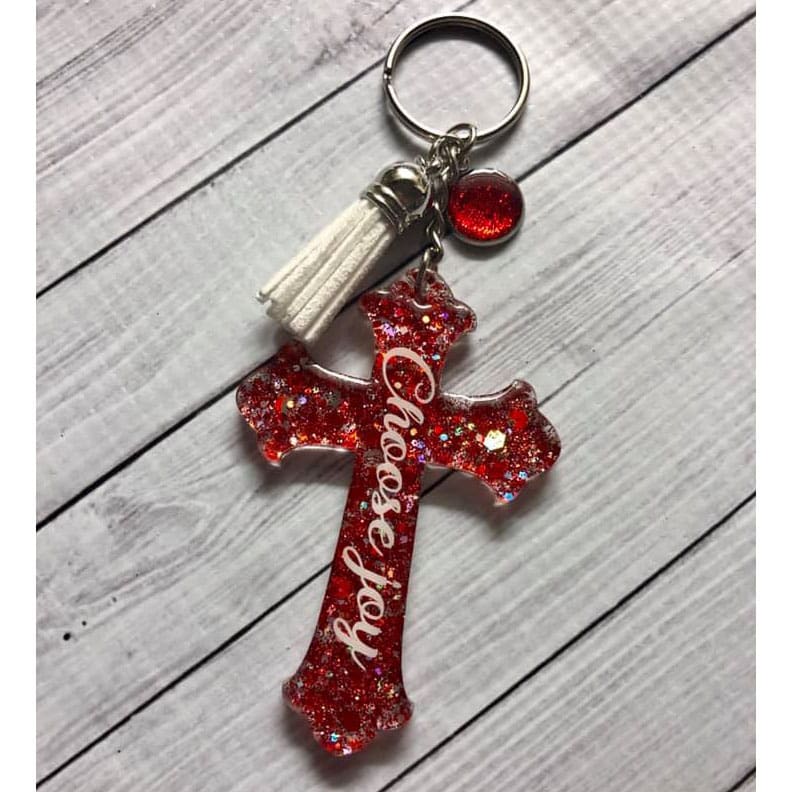 Cross Acrylic Blank- Sticker- UV DTF (1.5 inch) - Image 12