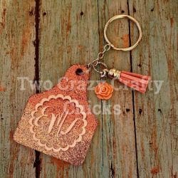 Cattle Tag – Acrylic Keychain Blank (3") | Optional Sticker or UV DTF - Image 8