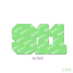 Alternative view of 911 – Acrylic Badge Reel Blank (2") No Hole | Optional Sticker or UV DTF