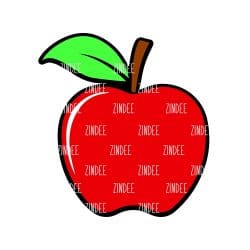 Alternative view of Apple 2 inch (lightweight acrylic) NO HOLE