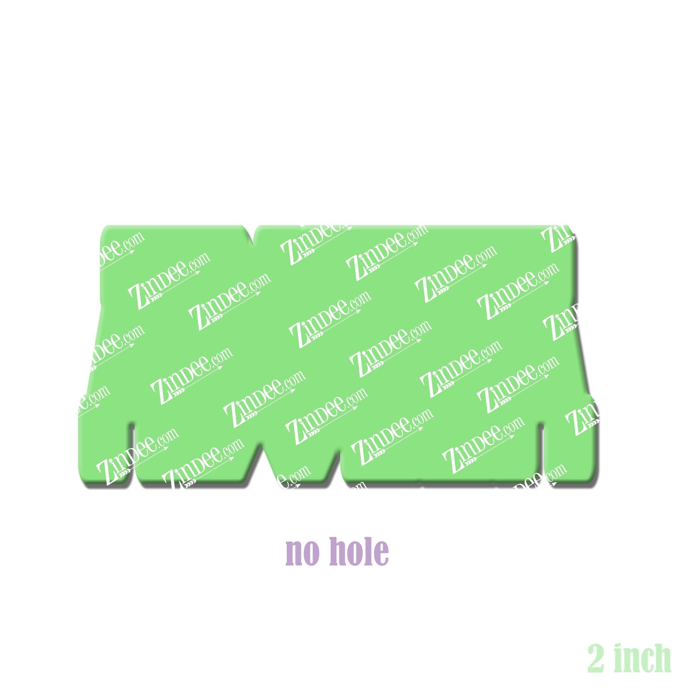 Abuela (word) acrylic blank (2 inch) NO HOLE (5 piece minimum)