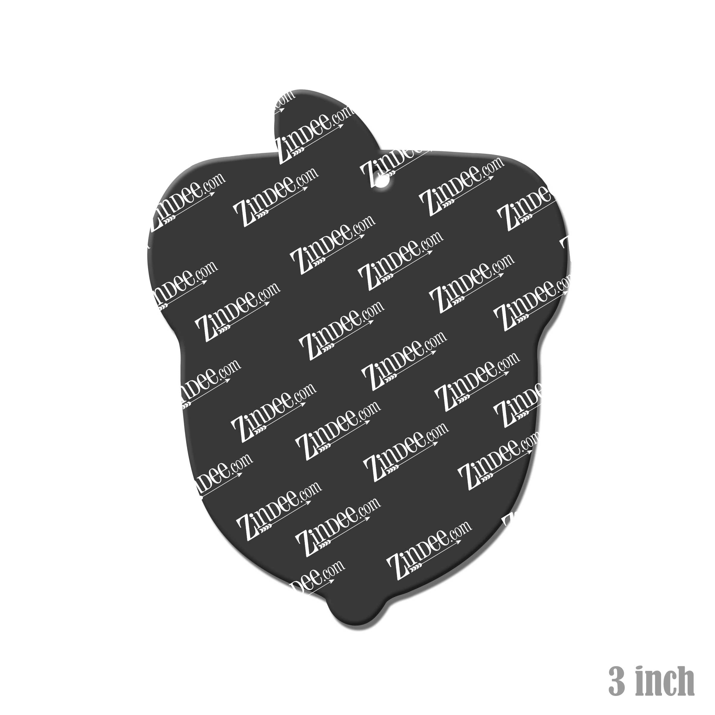 Acorn acrylic blank (3 inch) (5 piece minimum)