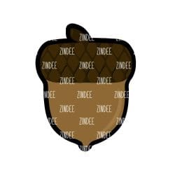 Alternative view of Acorn acrylic blank (1.5 inch)