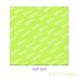 Cast Acrylic Sheet 12"x12" (CLEAR) with HOLES