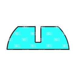 Alternative view of Acrylic Stand (large) 2X.75 inch (Set of 2)