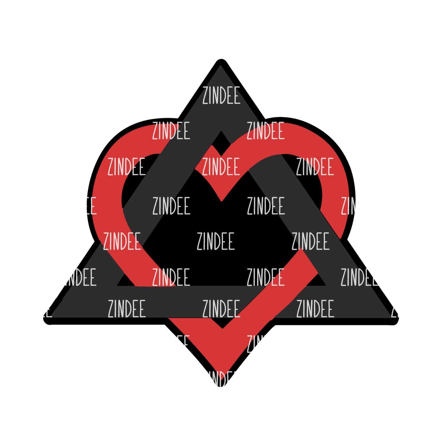 Alternative view of Adoption Symbol acrylic blank (3 inch)