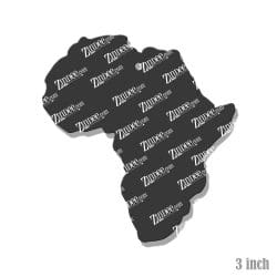Alternative view of Africa – Acrylic Keychain Blank (3") | Optional Sticker or UV DTF