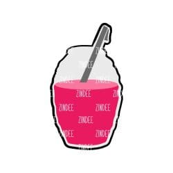 Alternative view of Agua Fresca Jug Acrylic Blank- Sticker- UV DTF (3 inch) (5 PIECE MINIMUM)