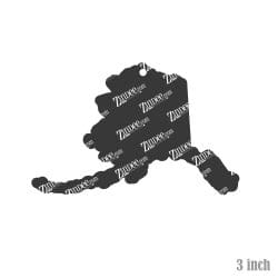 Alternative view of Alaska – Acrylic Keychain Blank (3") | Optional Sticker or UV DTF