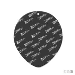Alternative view of Alien – Acrylic Keychain Blank (3") | Optional Sticker or UV DTF