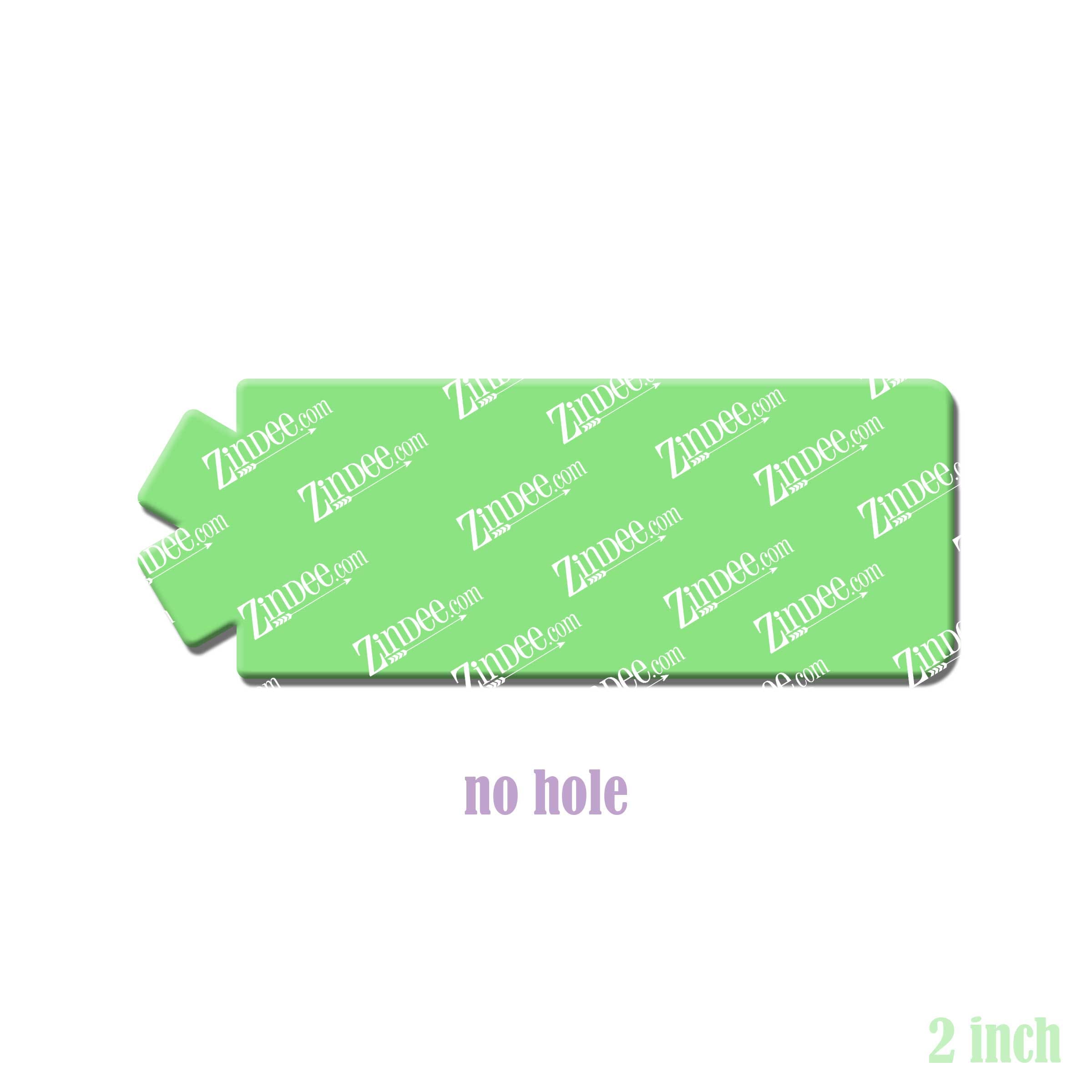 Alternative view of Allergy Tag Acrylic Blank- Sticker- UV DTF (2 inch) NO HOLE