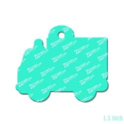 Alternative view of Ambulance Acrylic Blank- Sticker- UV DTF (1.5 inch)