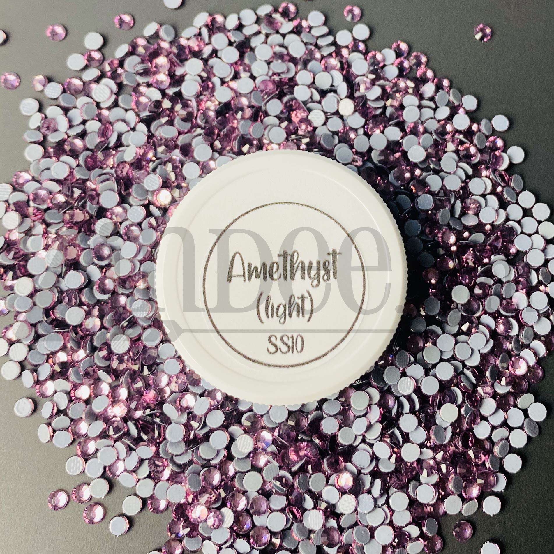Light amethyst Hotfix Rhinestone ss10 (machine cut) 10 Gross