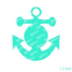 Anchor Monogram acrylic blank (1.5 inch)