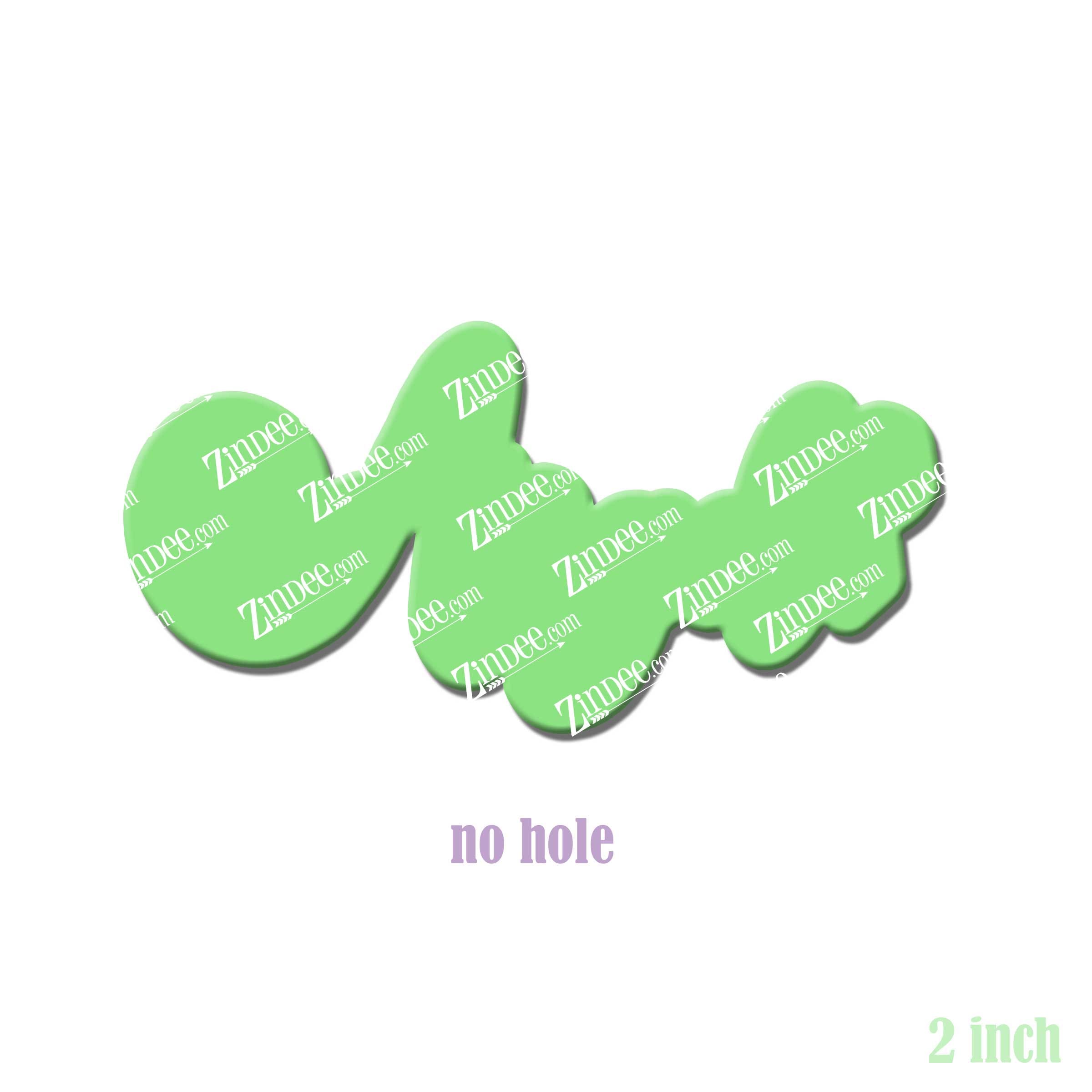 Angel Awareness acrylic blank (2 inch) NO HOLE (5 piece minimum)