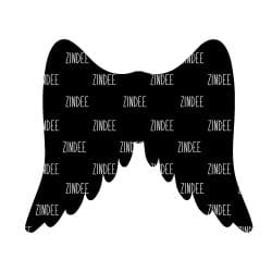 Alternative view of Angel Wings Acrylic Blank- Sticker- UV DTF (2 inch) NO HOLE