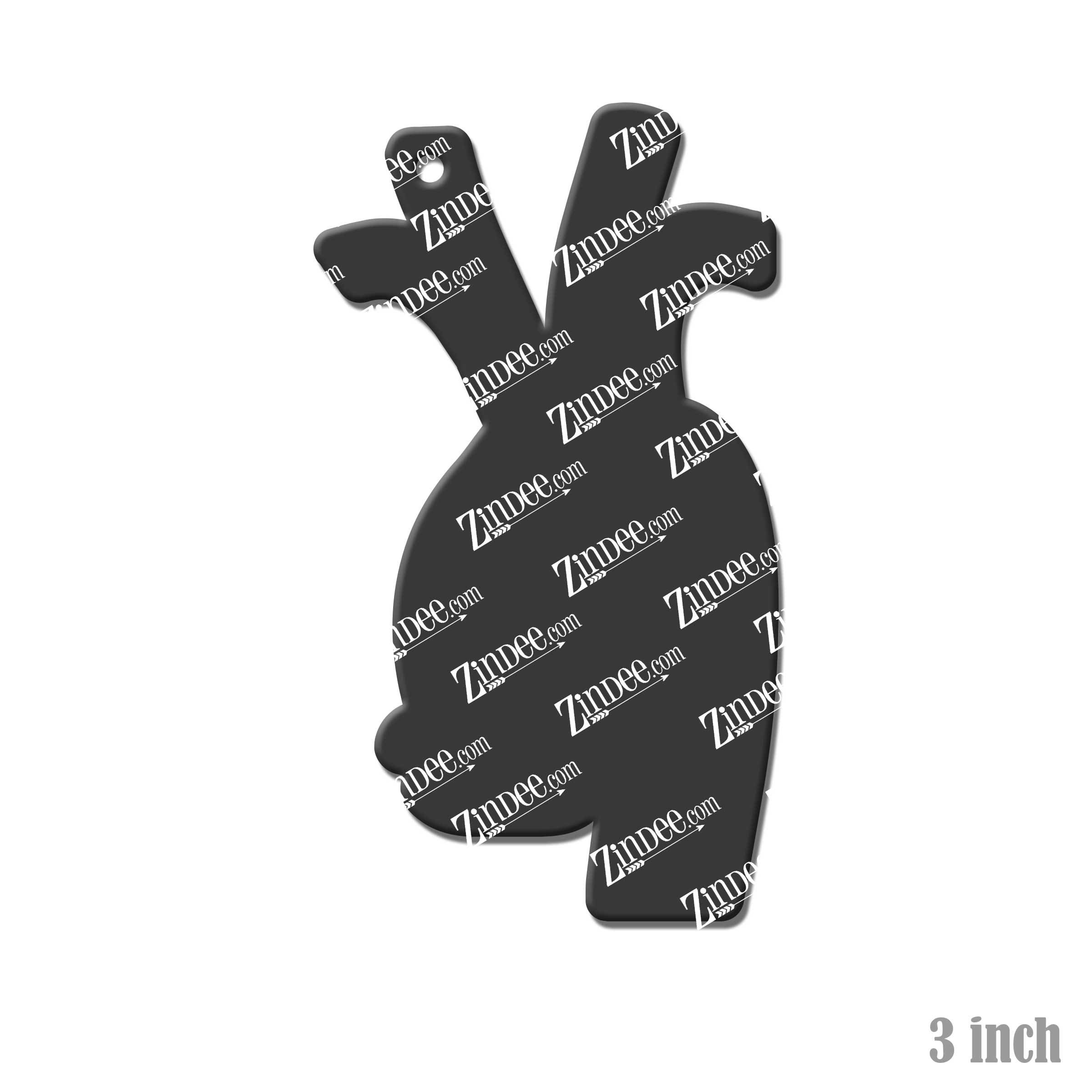 Aorta acrylic blank (3 inch) (5 piece minimum)