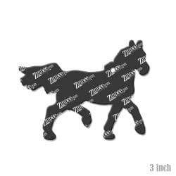 Arabian Horse – Acrylic Keychain Blank (3") | Optional Sticker or UV DTF