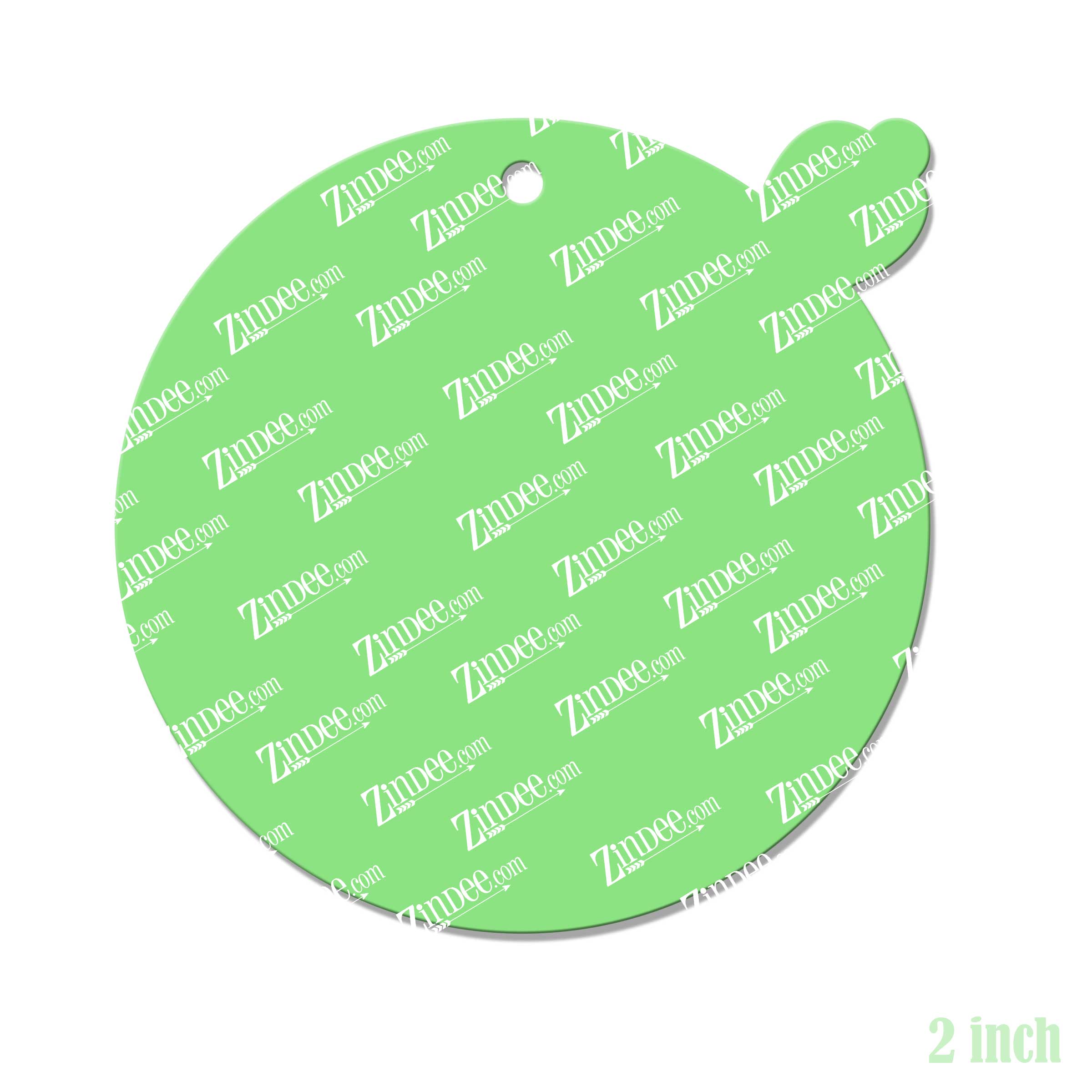 Archery Target acrylic blank (2 inch)