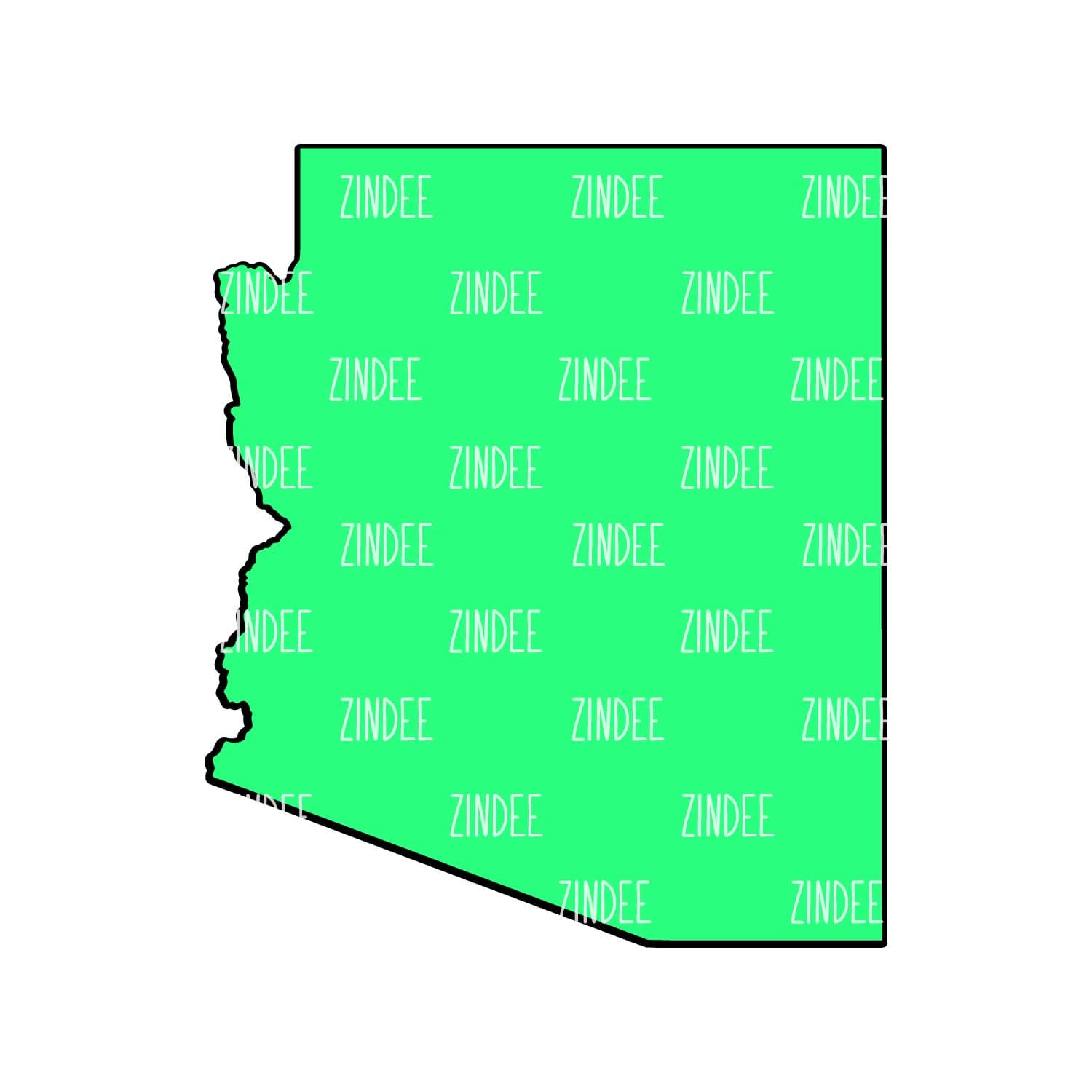 Arizona Acrylic Blank- Sticker- UV DTF (3 inch)