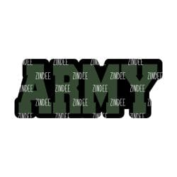 Army (word) – Acrylic Keychain Blank (3") | Optional Sticker or UV DTF