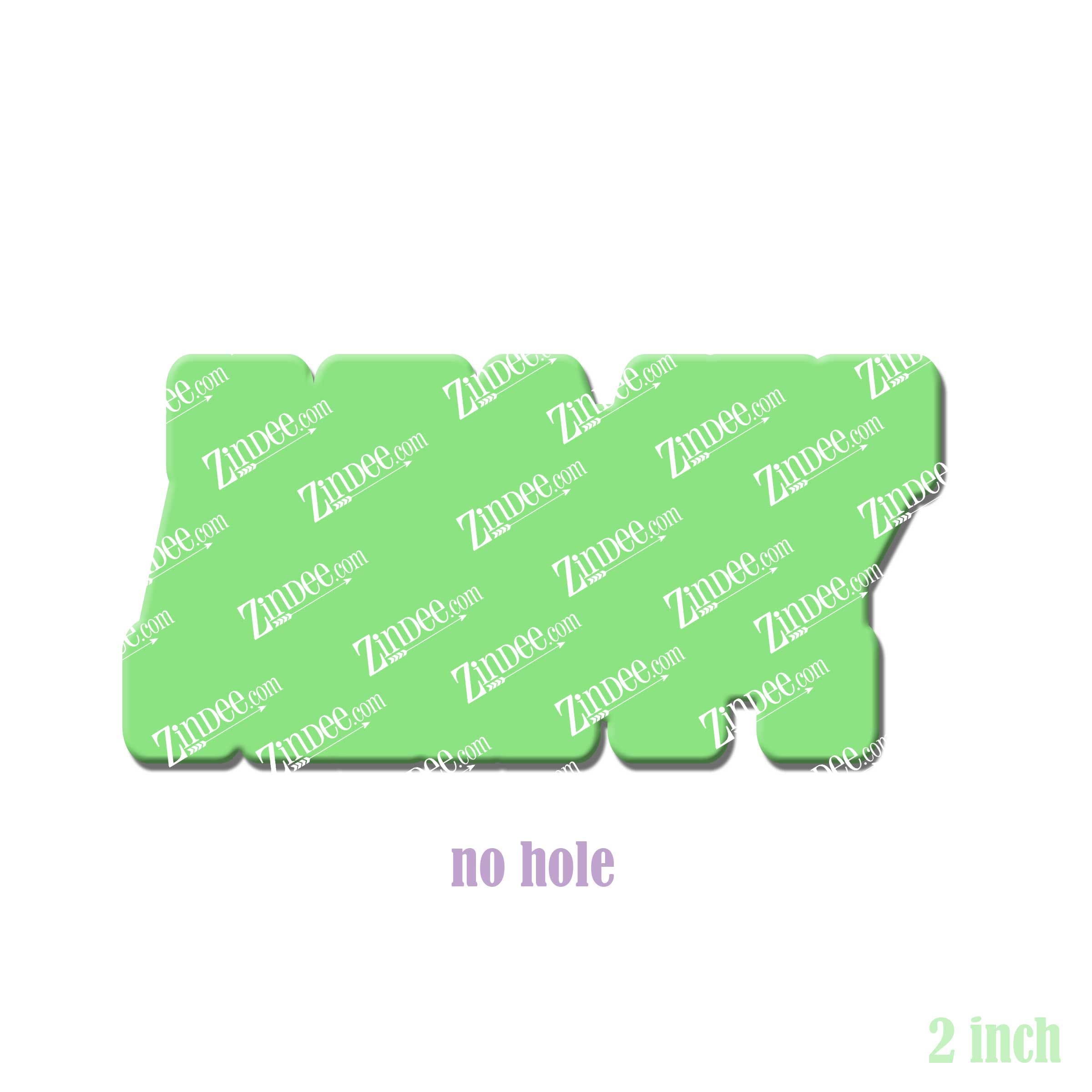 Alternative view of Army (word) Acrylic Blank- Sticker- UV DTF (2 inch) NO HOLE