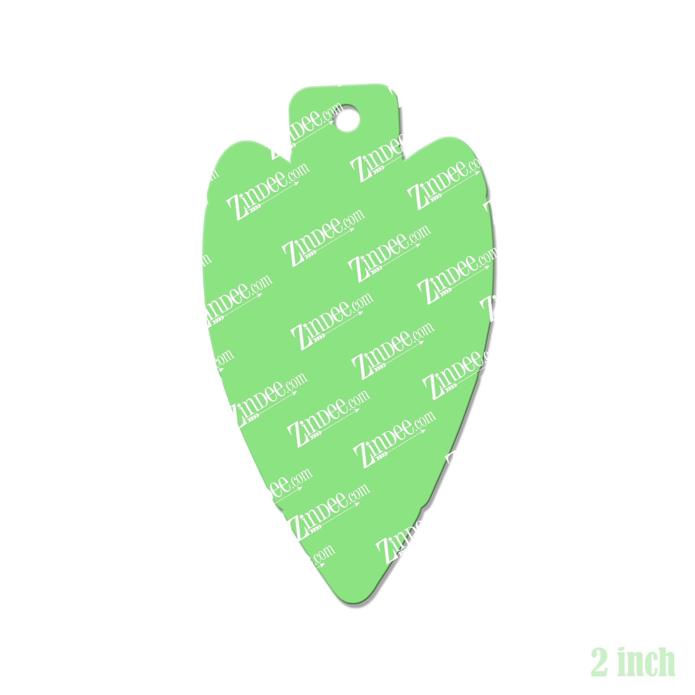 Alternative view of Arrow Head Acrylic Blank- Sticker- UV DTF (2 inch)