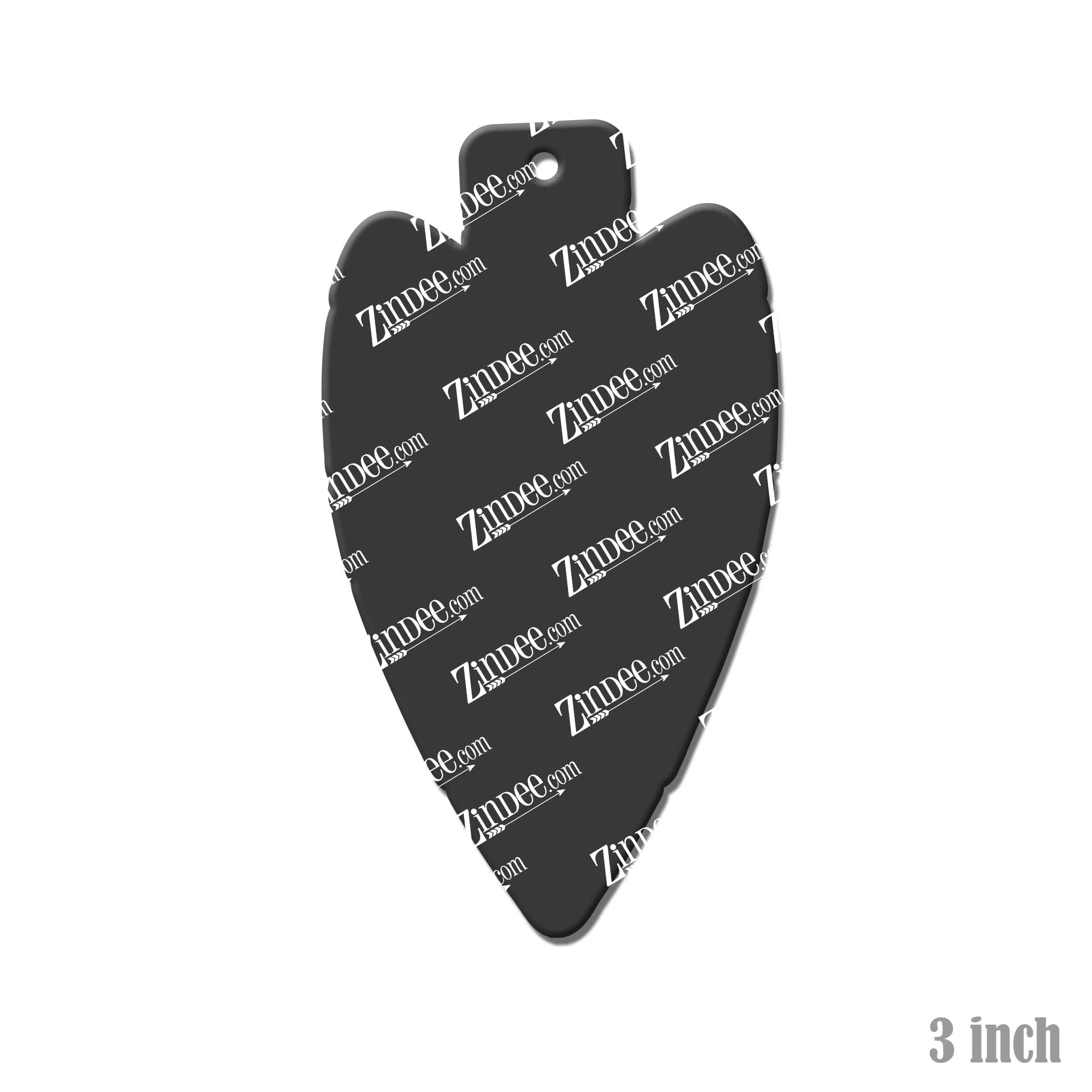 Arrow Head acrylic blank (3 inch) (5 piece minimum)