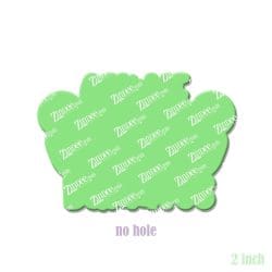 Alternative view of Ask Me About Our Burritos – Acrylic Badge Reel Blank (2") No Hole | Optional Sticker or UV DTF