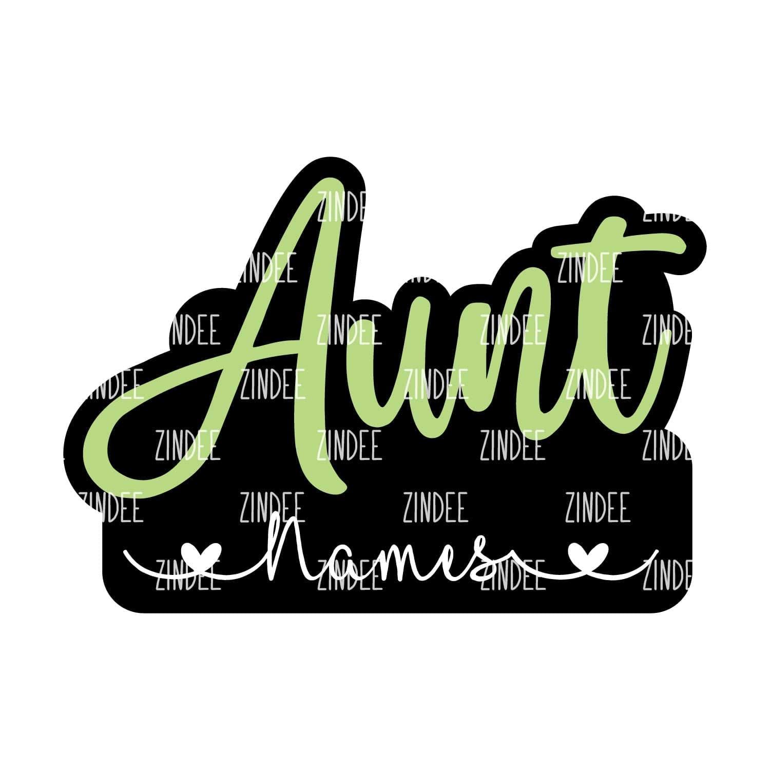 Aunt with Space acrylic blank (3 inch) - Image 2