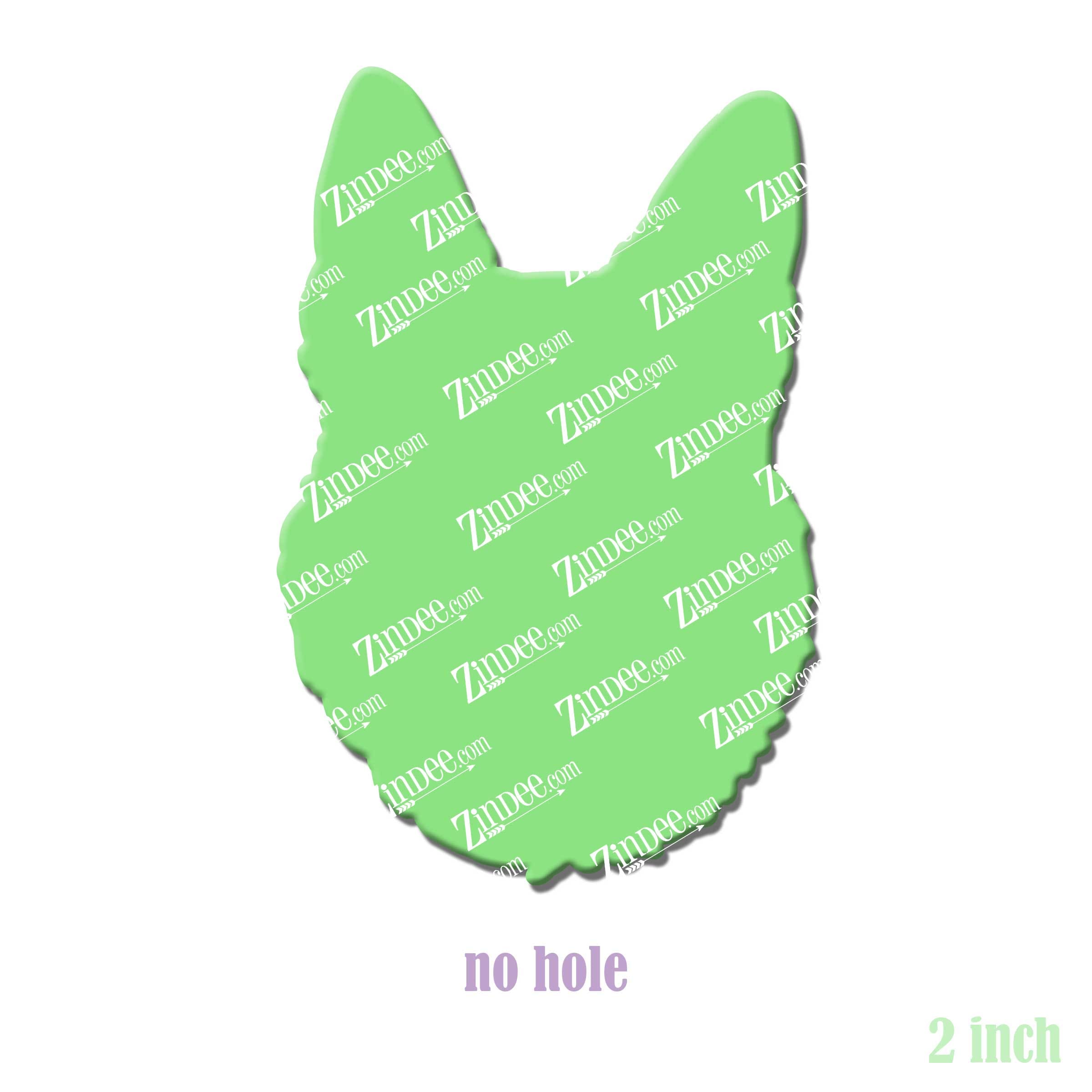 Australian Cattle Dog acrylic blank (2 inch) NO HOLE