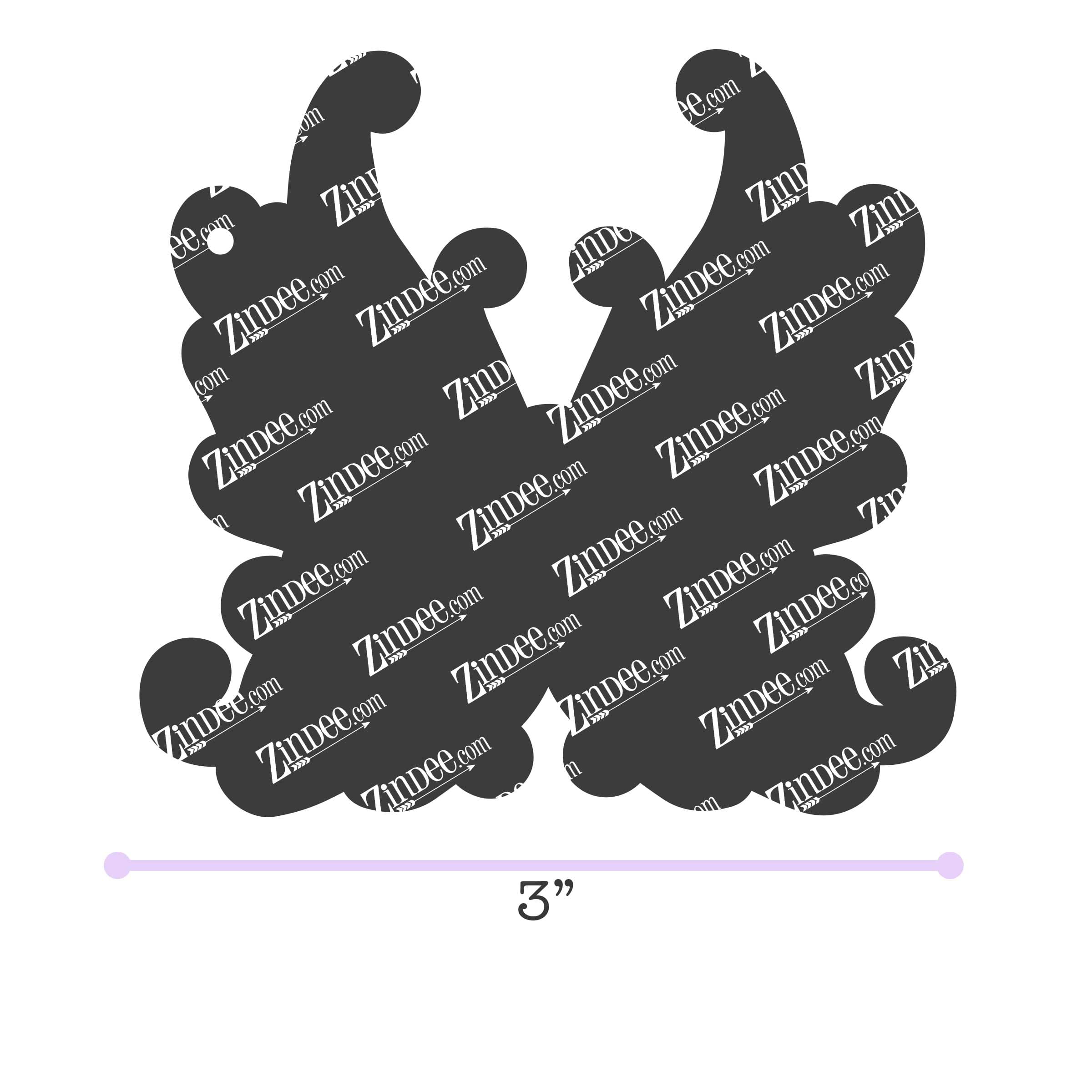 Alternative view of Awareness Butterfly Acrylic Blank- Sticker- UV DTF (3 inch)