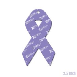 Alternative view of Awareness Ribbon Acrylic Blank- Sticker- UV DTF (2.5 inch)