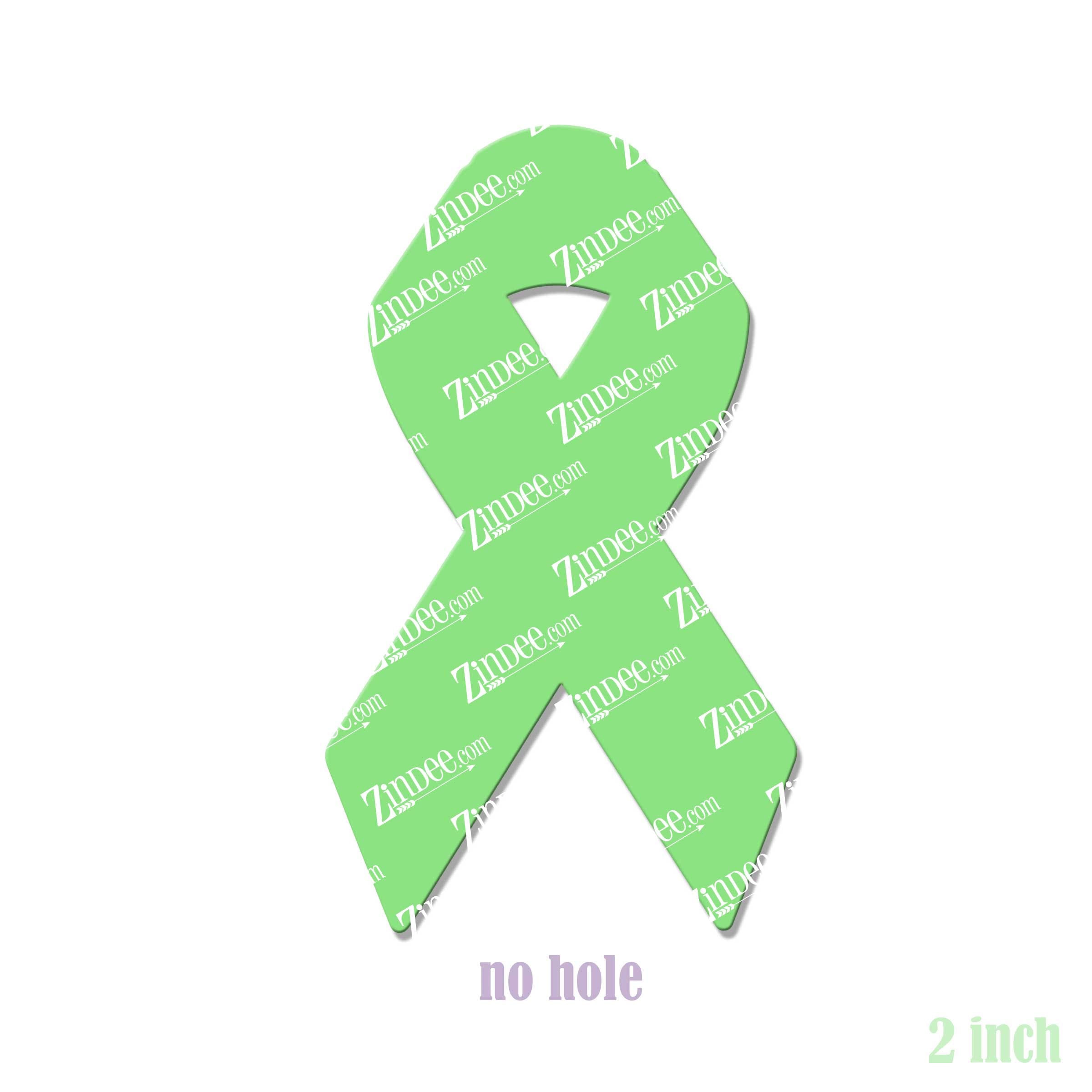 Alternative view of Awareness Ribbon Acrylic Blank- Sticker- UV DTF (2 inch) NO HOLE