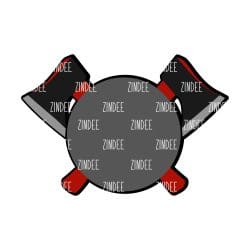 Alternative view of Axe Monogram acrylic blank (3 inch)