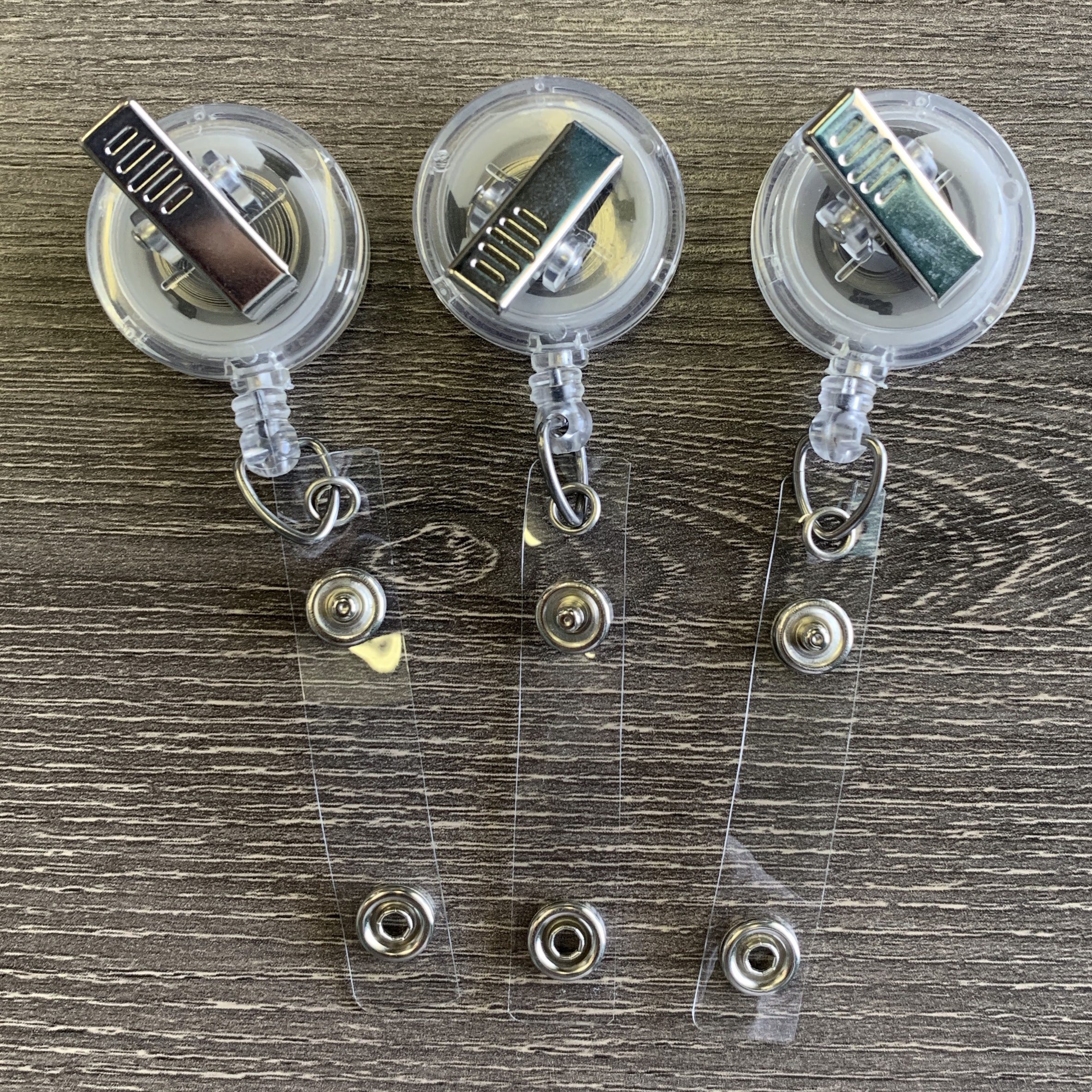 Alternative view of Transparent Badge Reel, ALLIGATOR CLIP