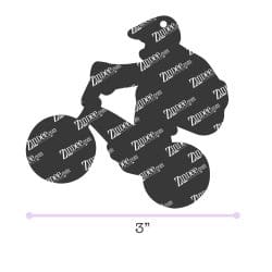 BMX Rider acrylic blank (3 inch) (5 piece minimum)