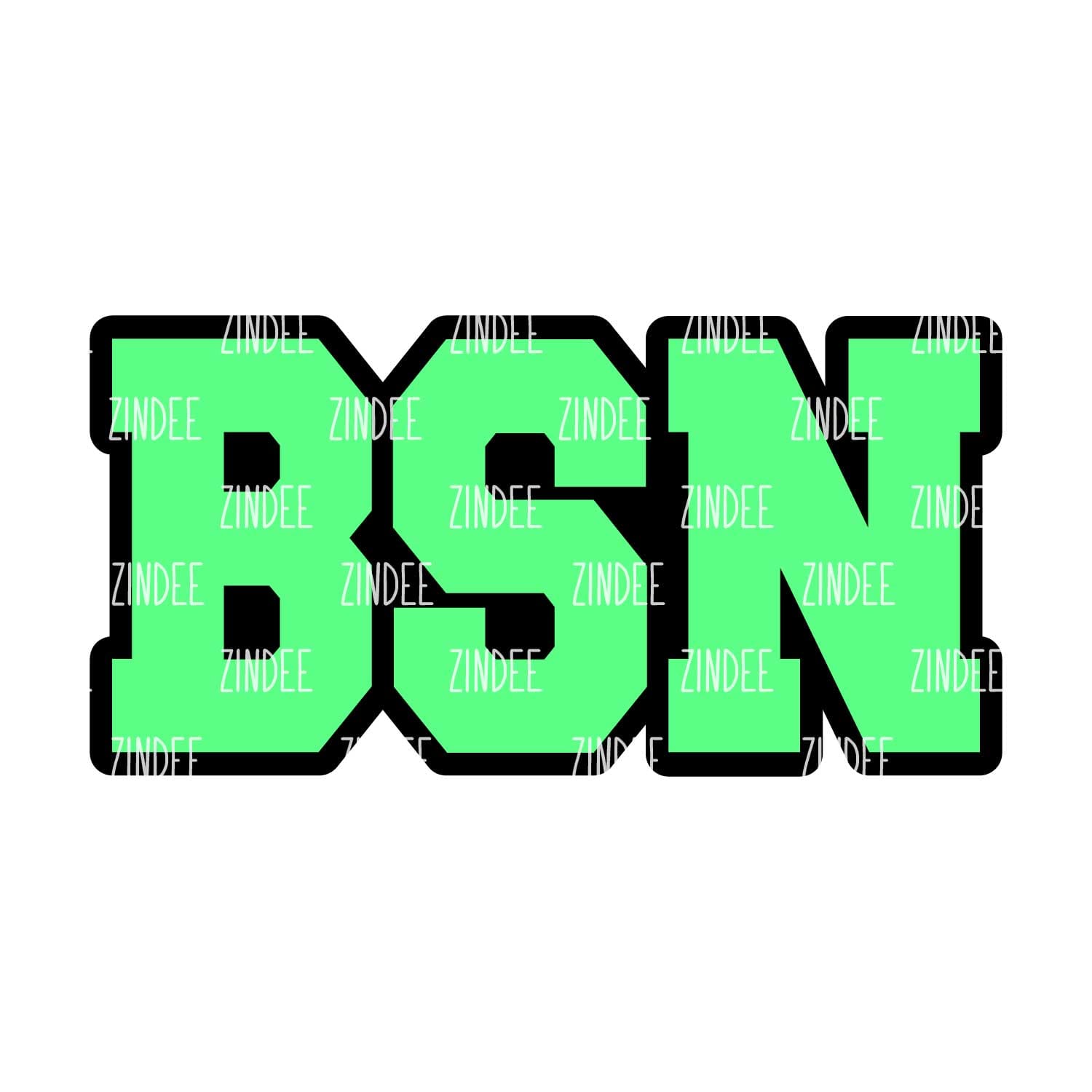 BSN Acrylic Blank- Sticker- UV DTF (2 inch) NO HOLE