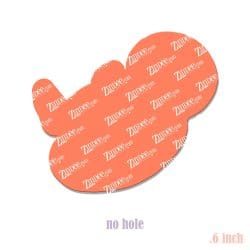 Baby .6 inch (shaker filler) NO HOLE (10 Pack)