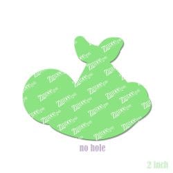 Alternative view of Baby in Blanket – Acrylic Badge Reel Blank (2") No Hole | Optional Sticker or UV DTF