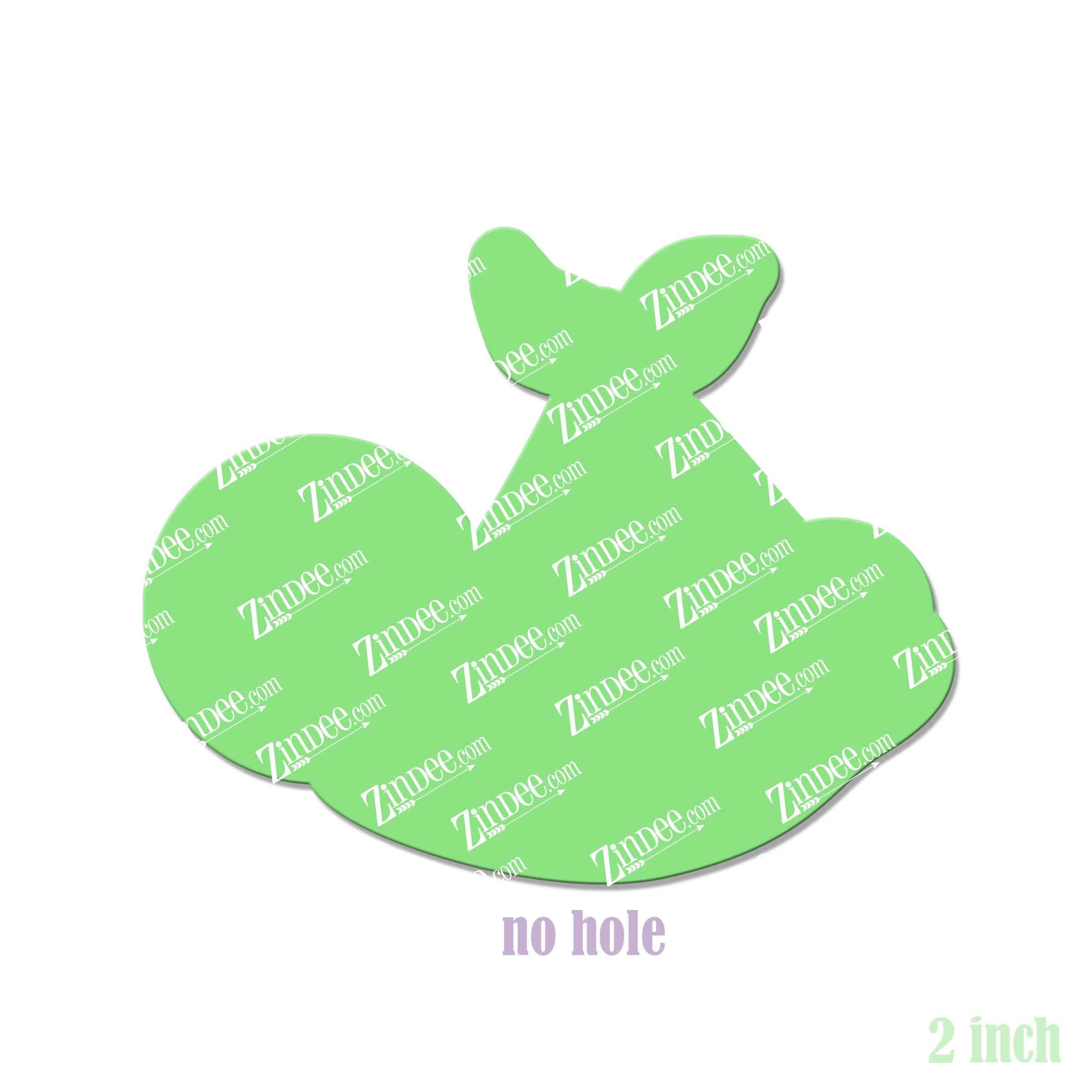 Alternative view of Baby in Blanket Acrylic Blank- Sticker- UV DTF (2 inch) NO HOLE