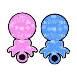Alternative view of Baby Rattle acrylic blank (3 inch)