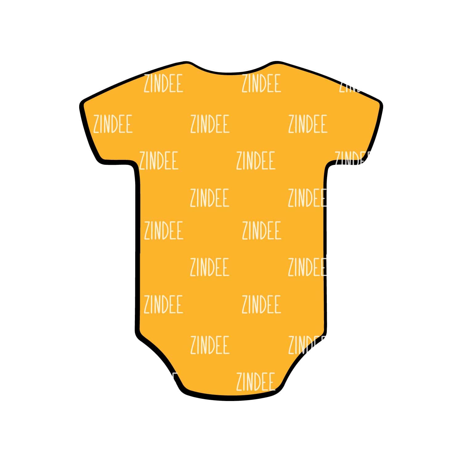 Baby Romper Acrylic Blank- Sticker- UV DTF (2 inch) NO HOLE