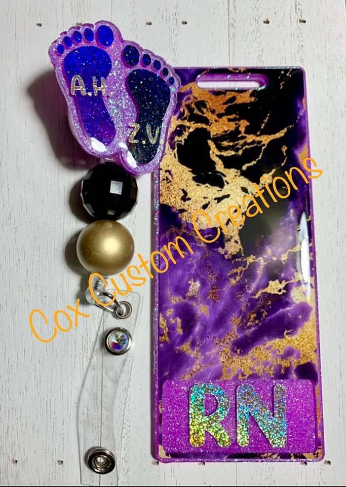 Baby Feet Acrylic Blank- Sticker- UV DTF (2 inch) - Image 4