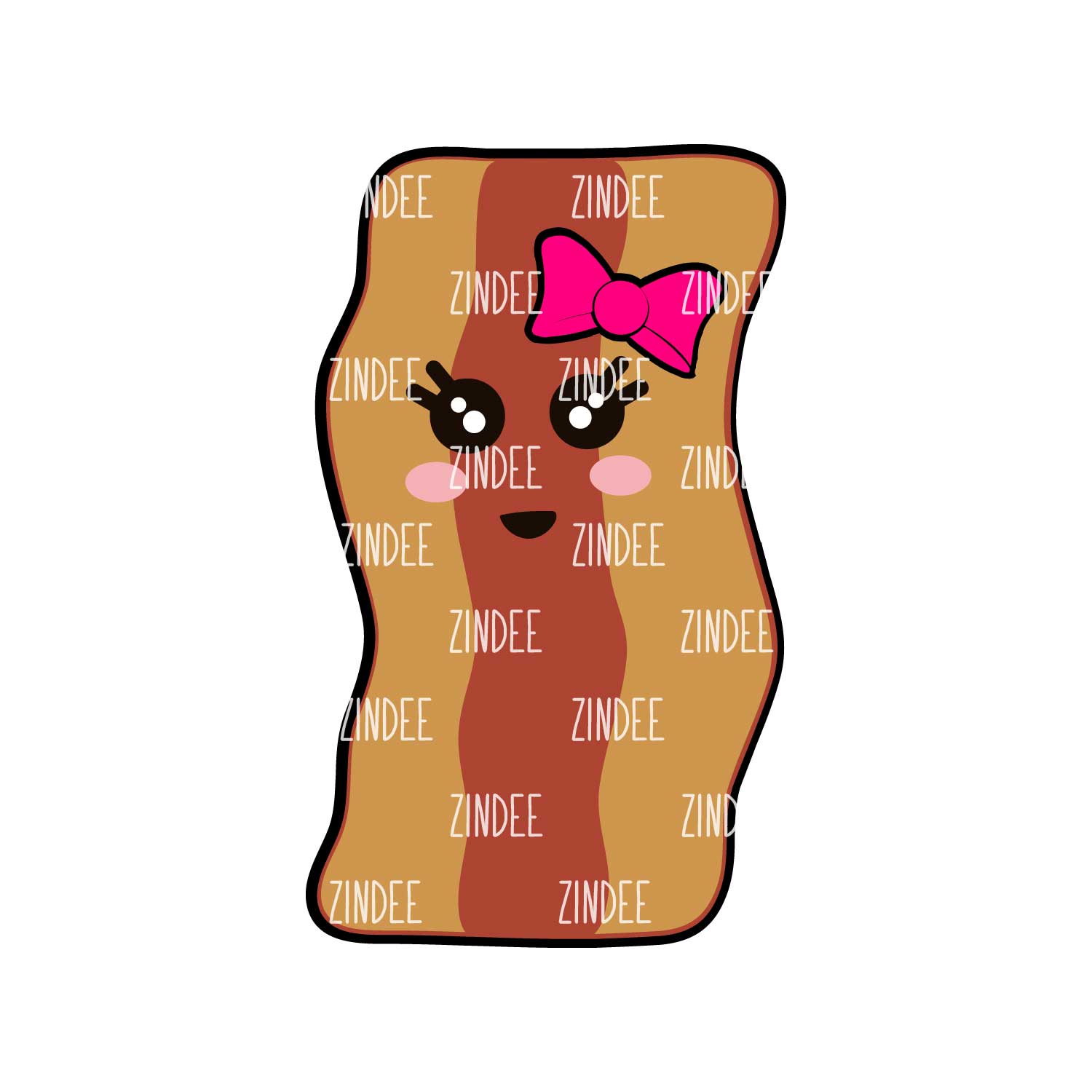 Bacon Acrylic Blank- Sticker- UV DTF (1.5 inch)